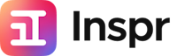 inspr colored logo with text